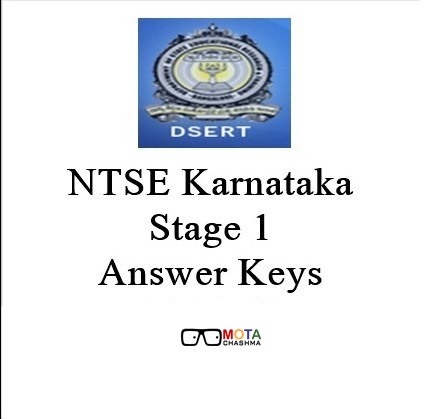 ntse karnataka stage 1 answer keys